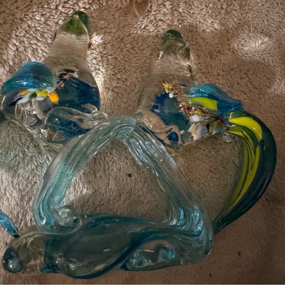 Mutant Glass Bird Figurines